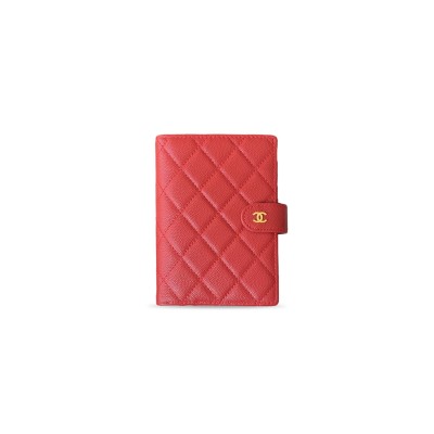 CHANEL MASTER CAVIAR QUILTED PASSPORT HOLDER A96066 (15*10*3cm) 
